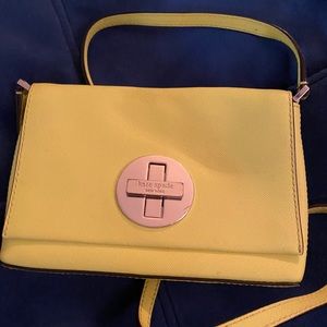 Kate Spade bright yellow crossbody!